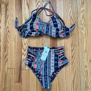 NWT Cupshe High Waist Bikini